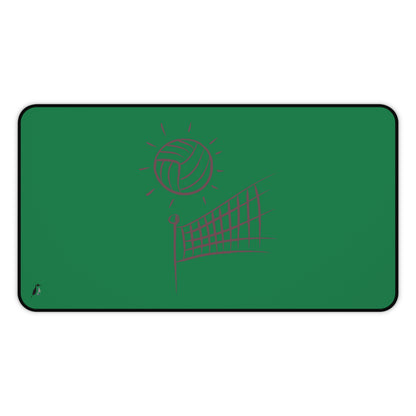 Desk Mat: Volleyball Dark Green