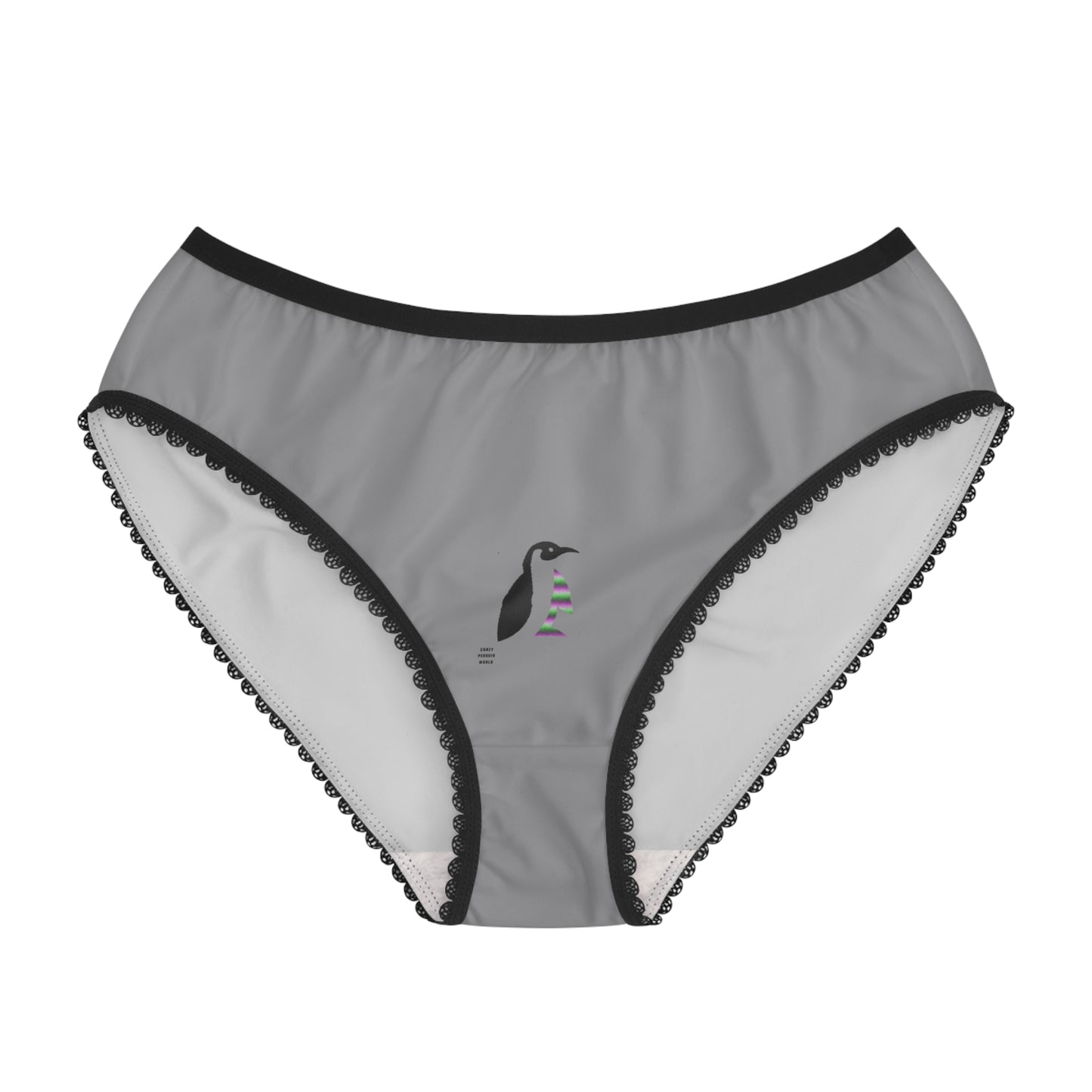 Women's Briefs: Weightlifting Grey