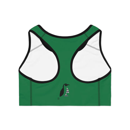 Sports Bra: Lost Remember Honor Dark Green