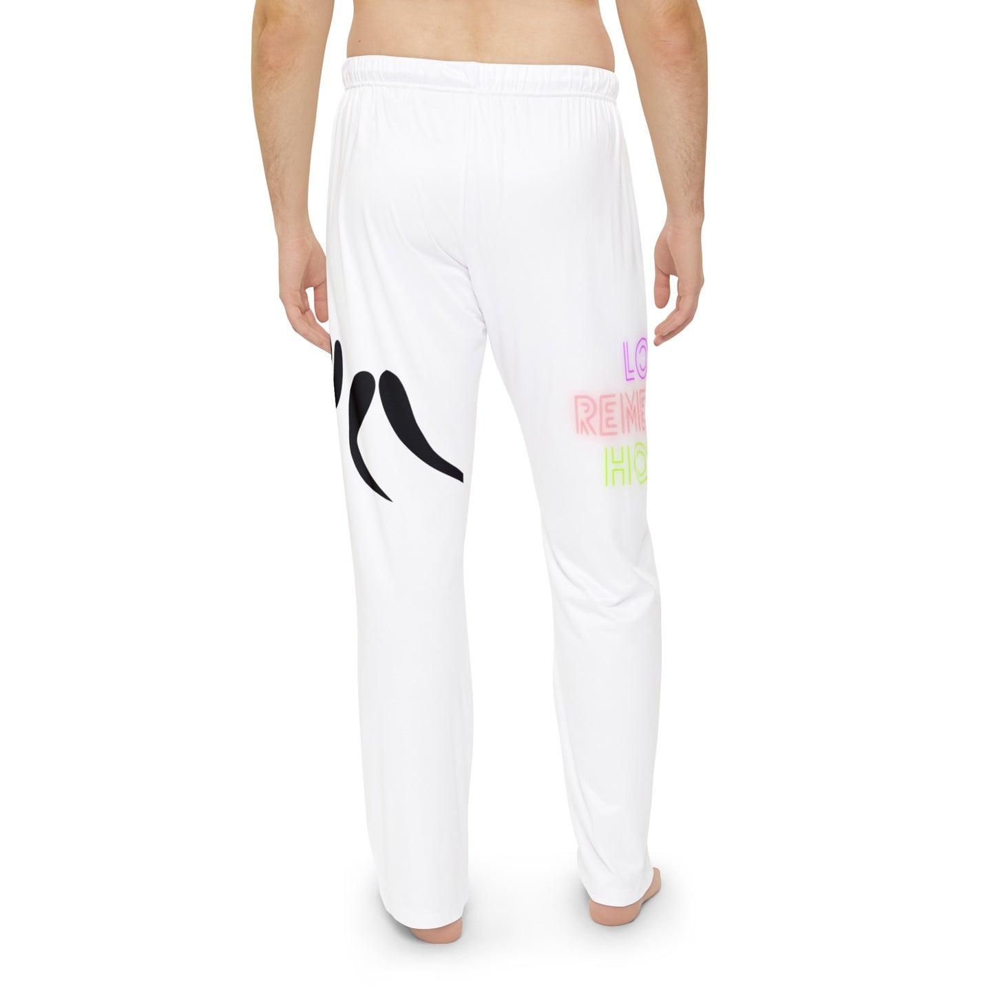 Men's Pajama Pants: Wrestling White