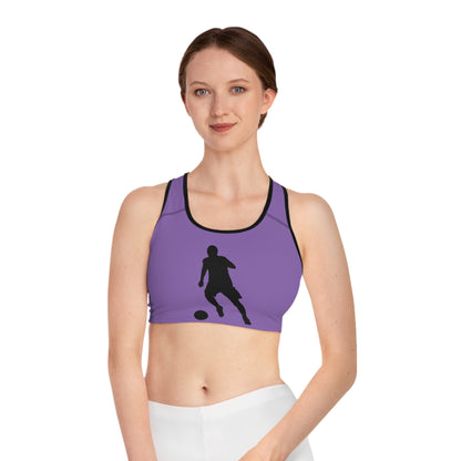 Sports Bra: Soccer Lite Purple