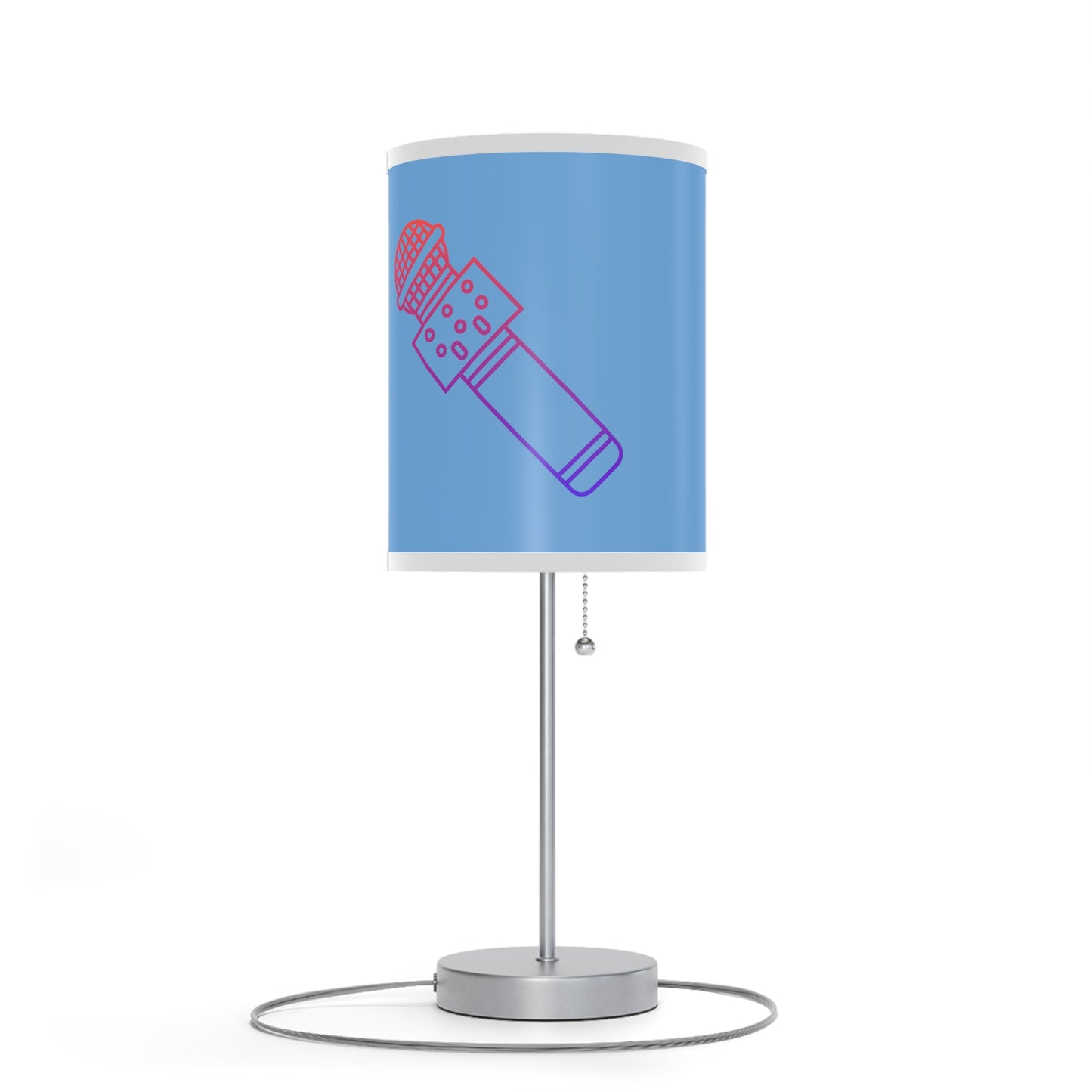 Lamp on a Stand, US|CA plug: Music Lite Blue