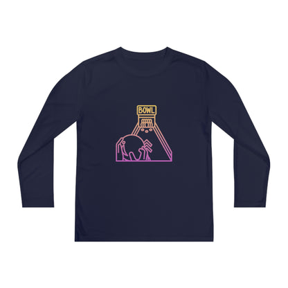 Youth Long Sleeve Competitor Tee: Bowling