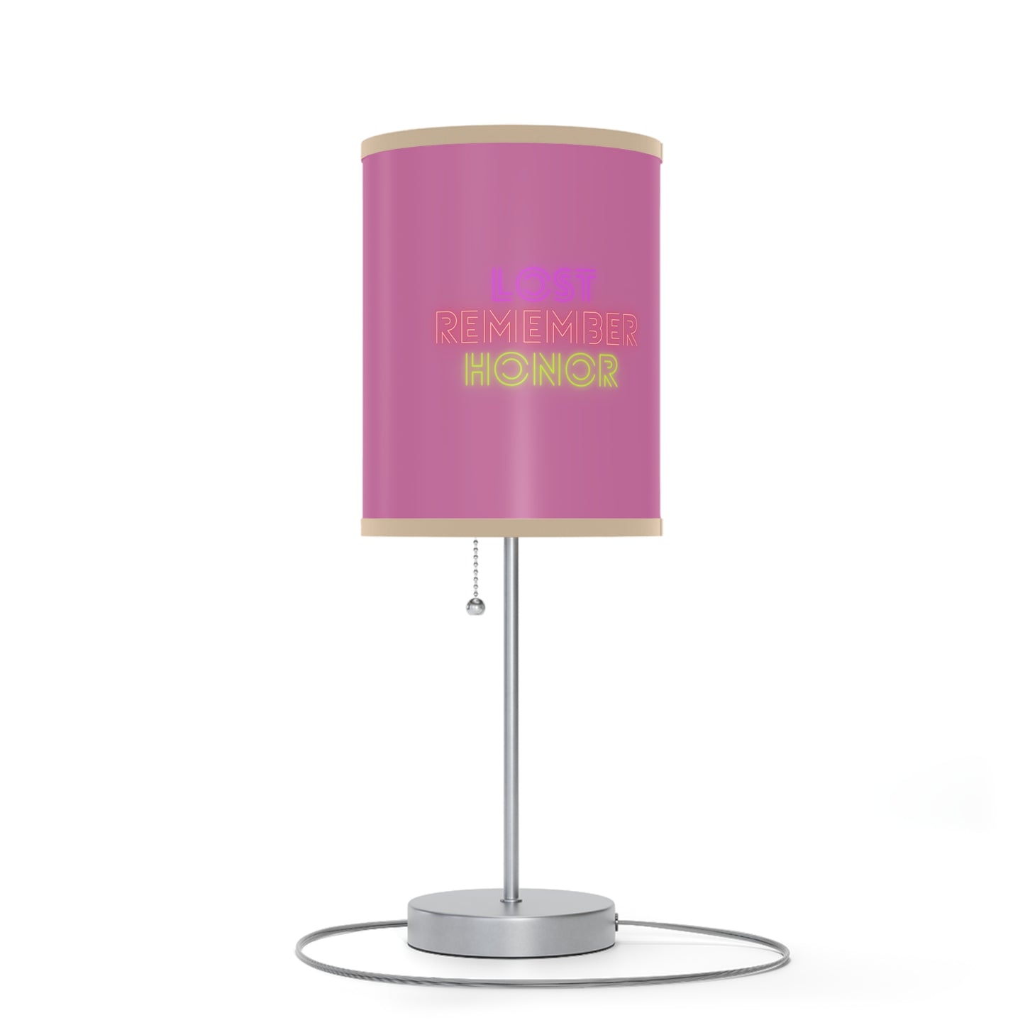 Lamp on a Stand, US|CA plug: Fight Cancer Lite Pink