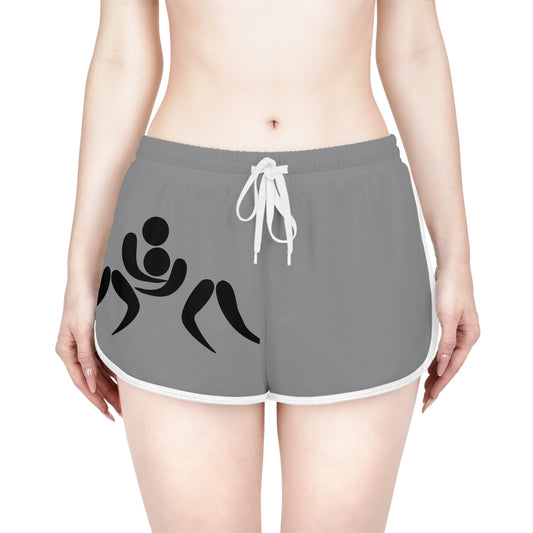 Women's Relaxed Shorts: Wrestling Grey