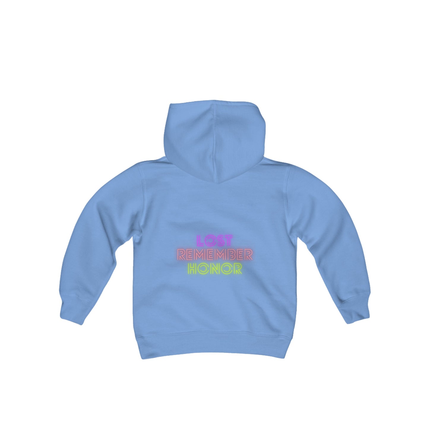 Youth Heavy Blend Hooded Sweatshirt: Crazy Penguin World Logo