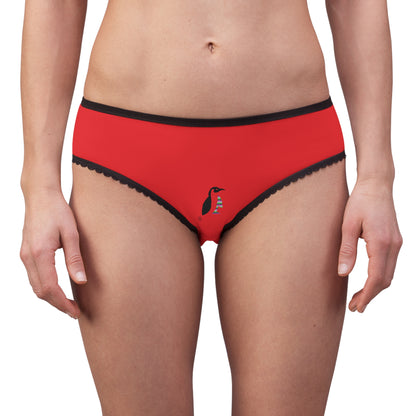 Women's Briefs: Wrestling Red