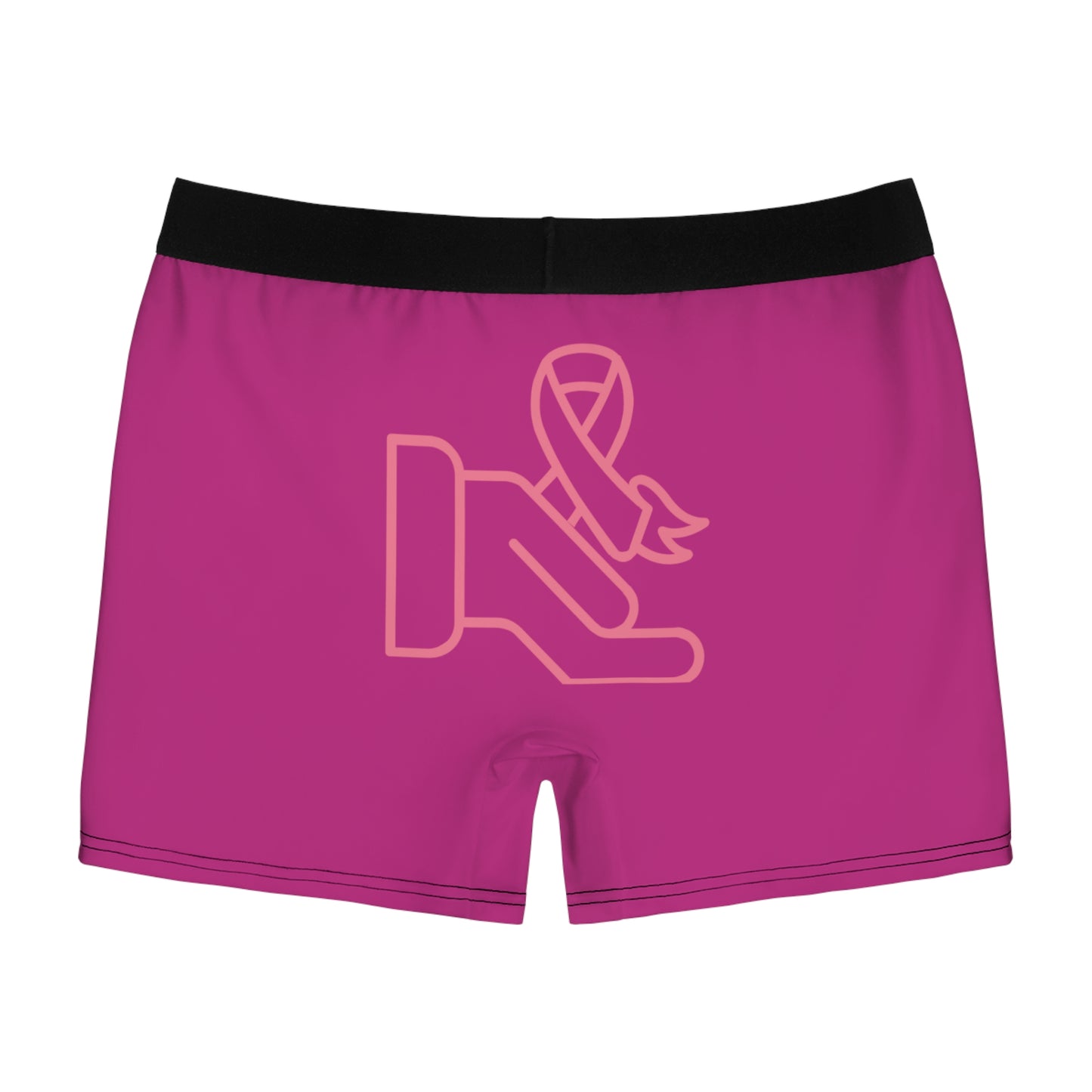 Men's Boxer Briefs: Fight Cancer Pink