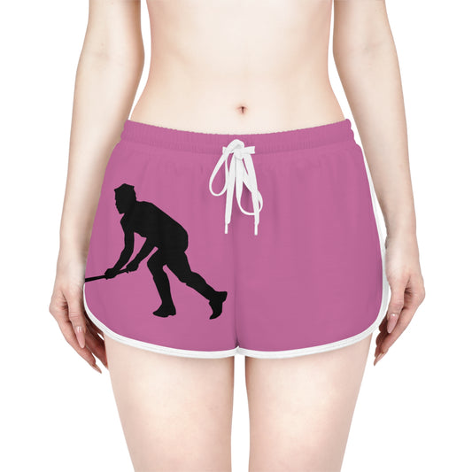 Women's Relaxed Shorts: Hockey Lite Pink