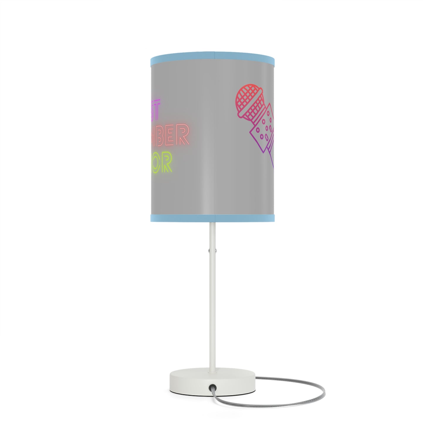 Lamp on a Stand, US|CA plug: Music Lite Grey