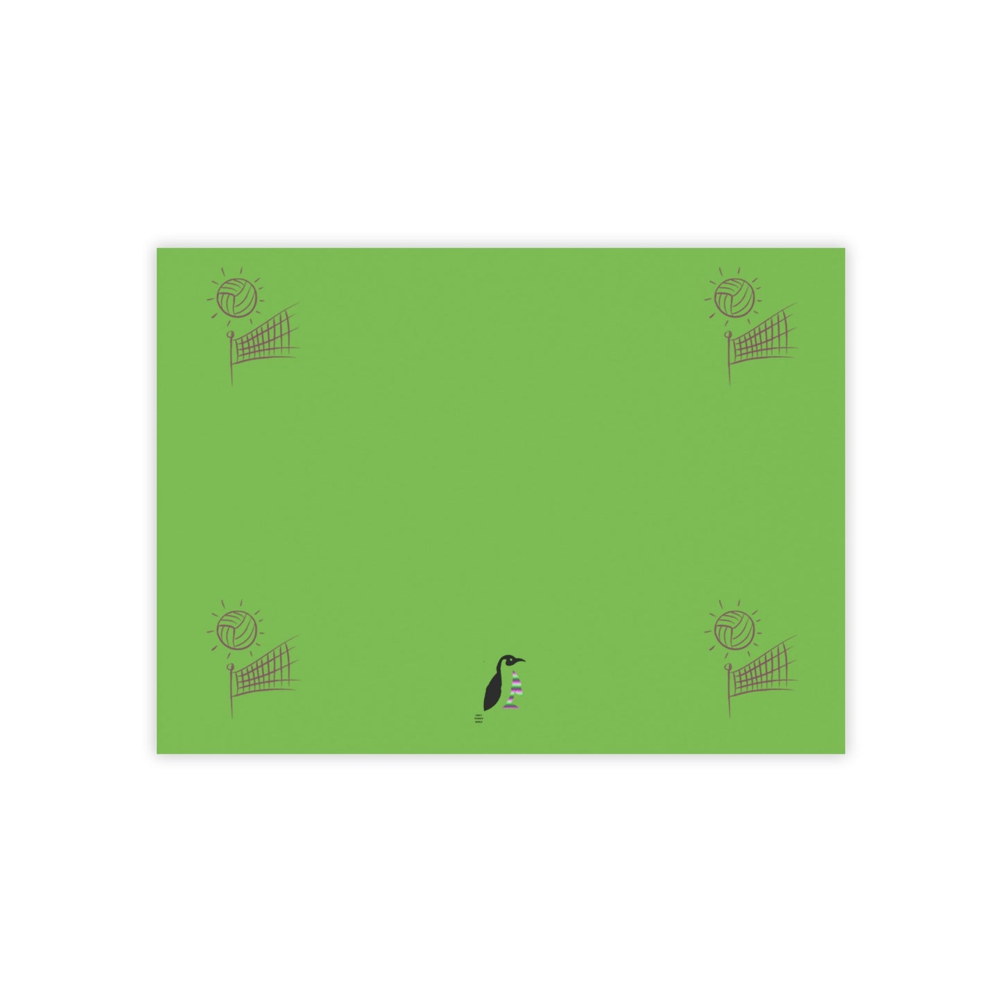 Post-it® Note Pads: Volleyball Green