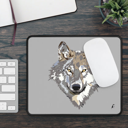 Gaming Mouse Pad: Wolves Lite Grey