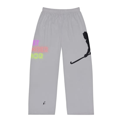 Men's Pajama Pants: Hockey Lite Grey