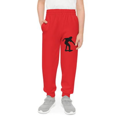 Youth Joggers: Skateboarding Red