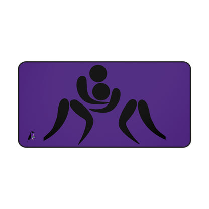 Desk Mat: Wrestling Purple