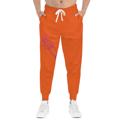 Athletic Joggers: Music Orange