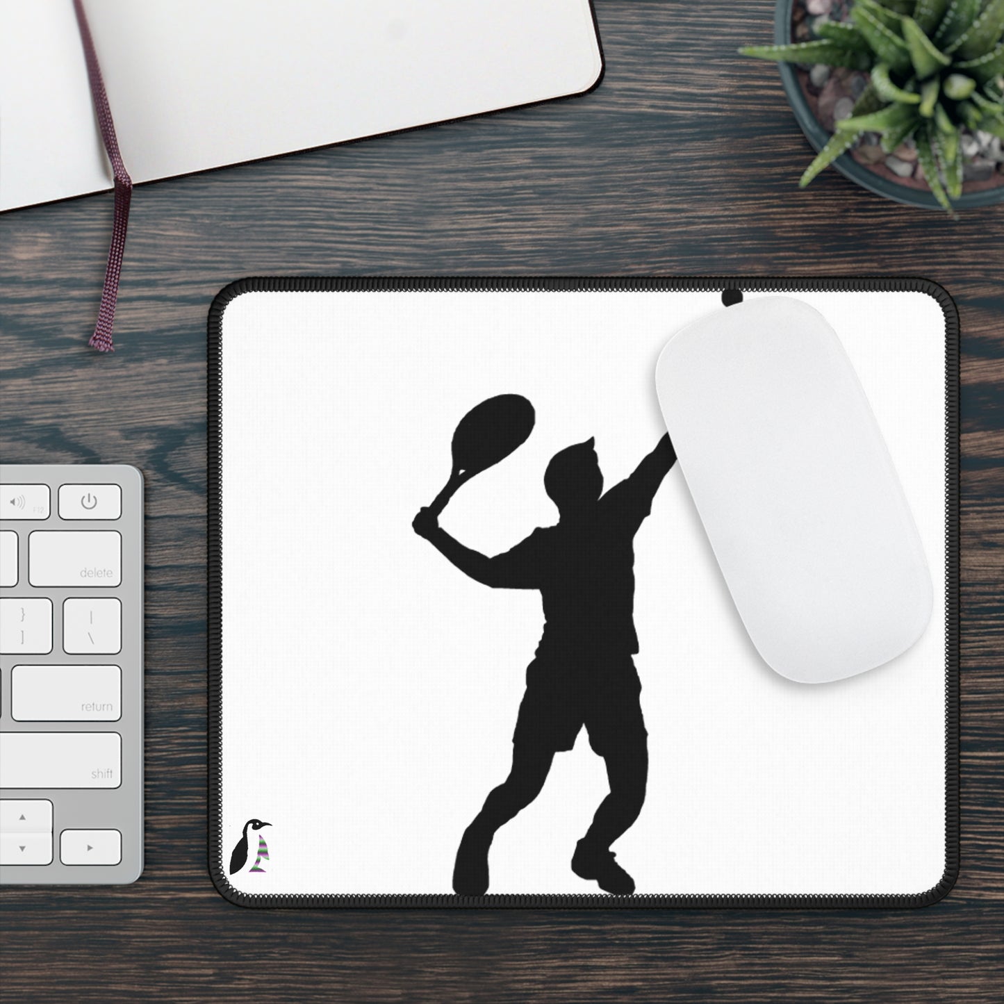 Gaming Mouse Pad: Tennis White