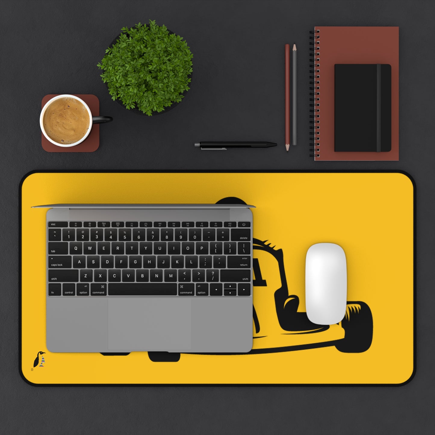 Desk Mat: Racing Yellow