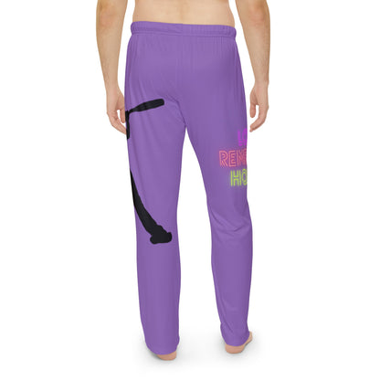 Panlalaking Pajama Pants: Baseball Lite Purple 