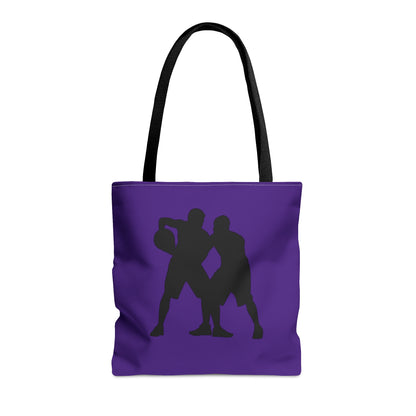 Tote Bag: Basketball Purple