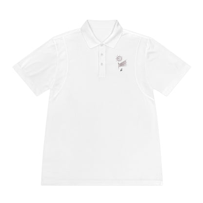 Men's Sport Polo Shirt: Volleyball #1