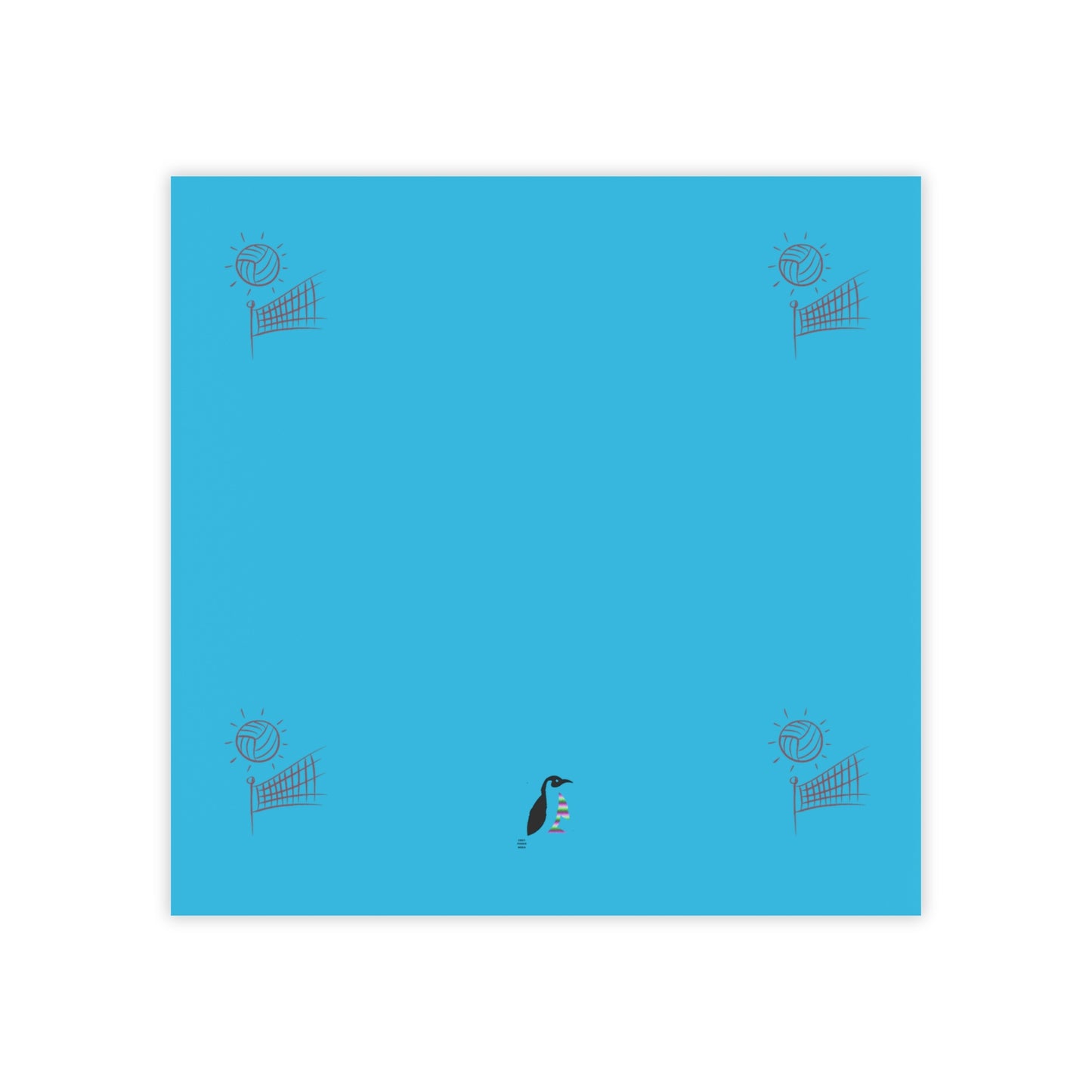 Post-it® Note Pads: Volleyball Turquoise