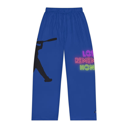 Women's Pajama Pants: Baseball Dark Blue