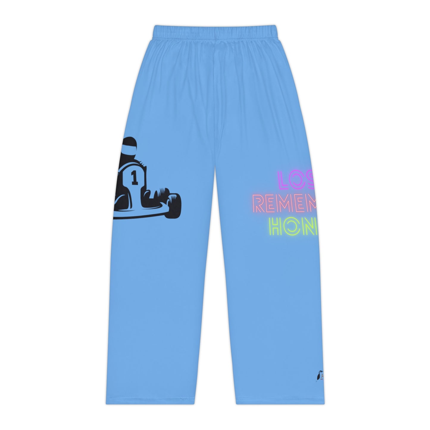 Pambabaeng Pajama Pants: Racing Lite Blue