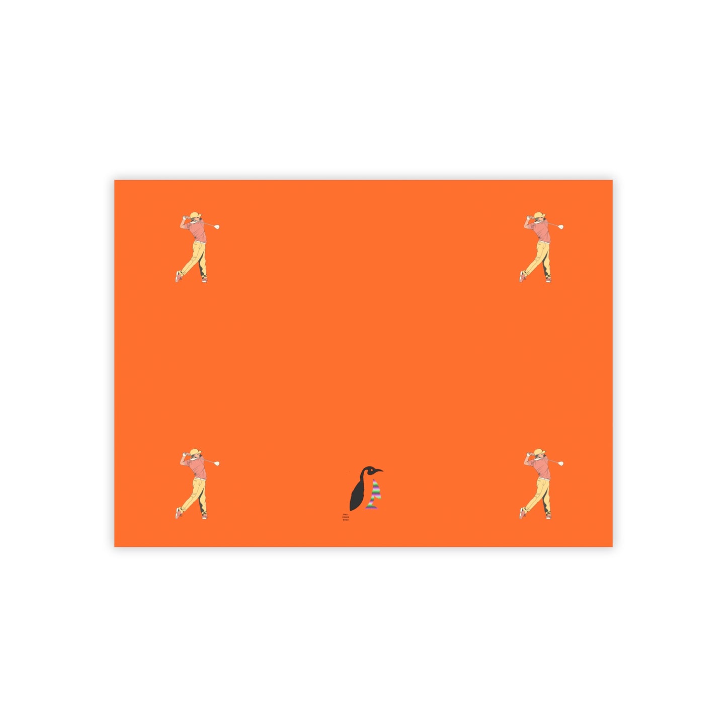 Post-it® Note Pads: Golf Orange