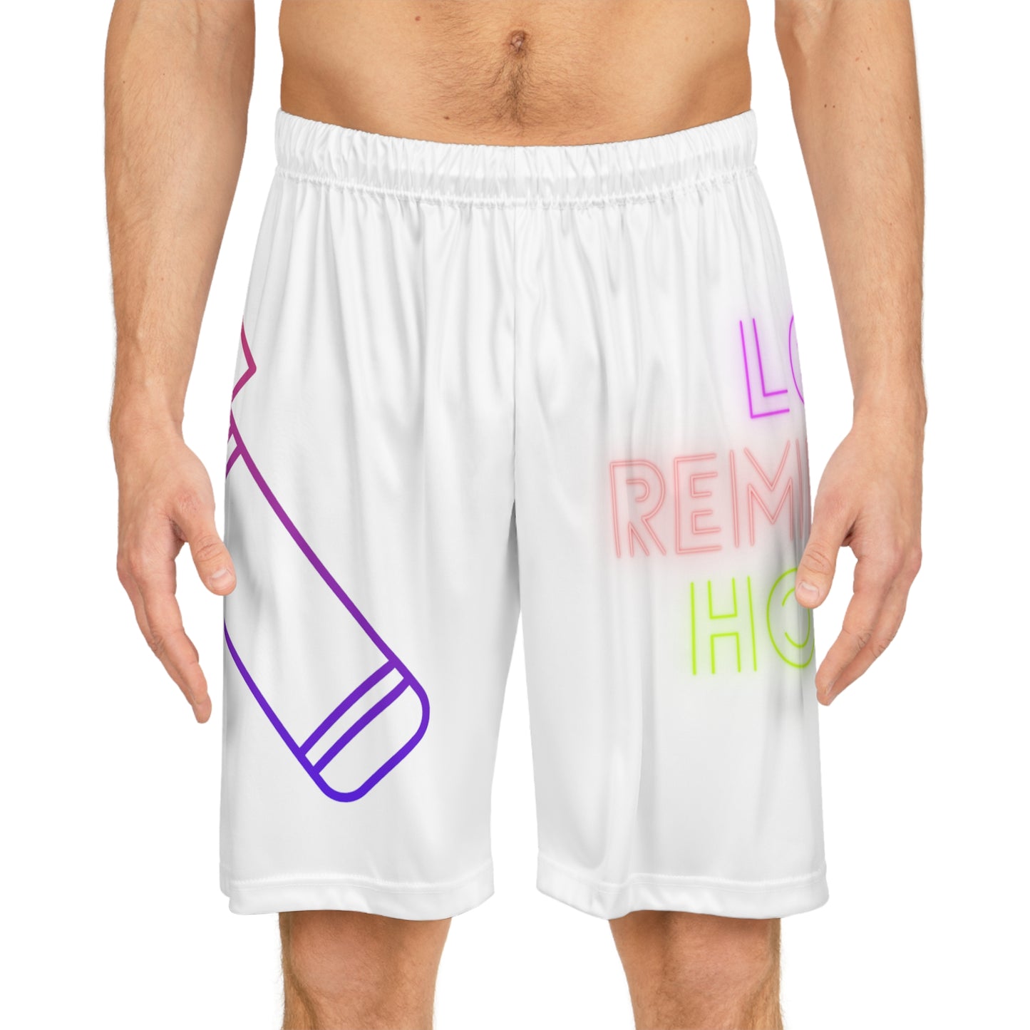 Basketball Shorts: Music White