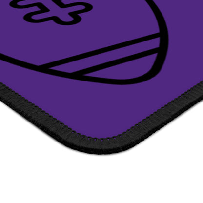 Gaming Mouse Pad: Football Purple