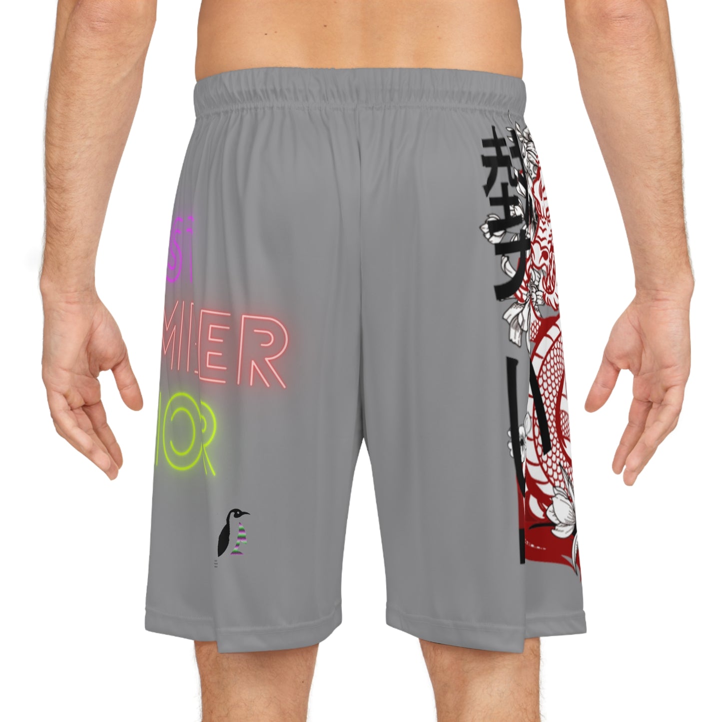 Basketball Shorts: Dragons Grey