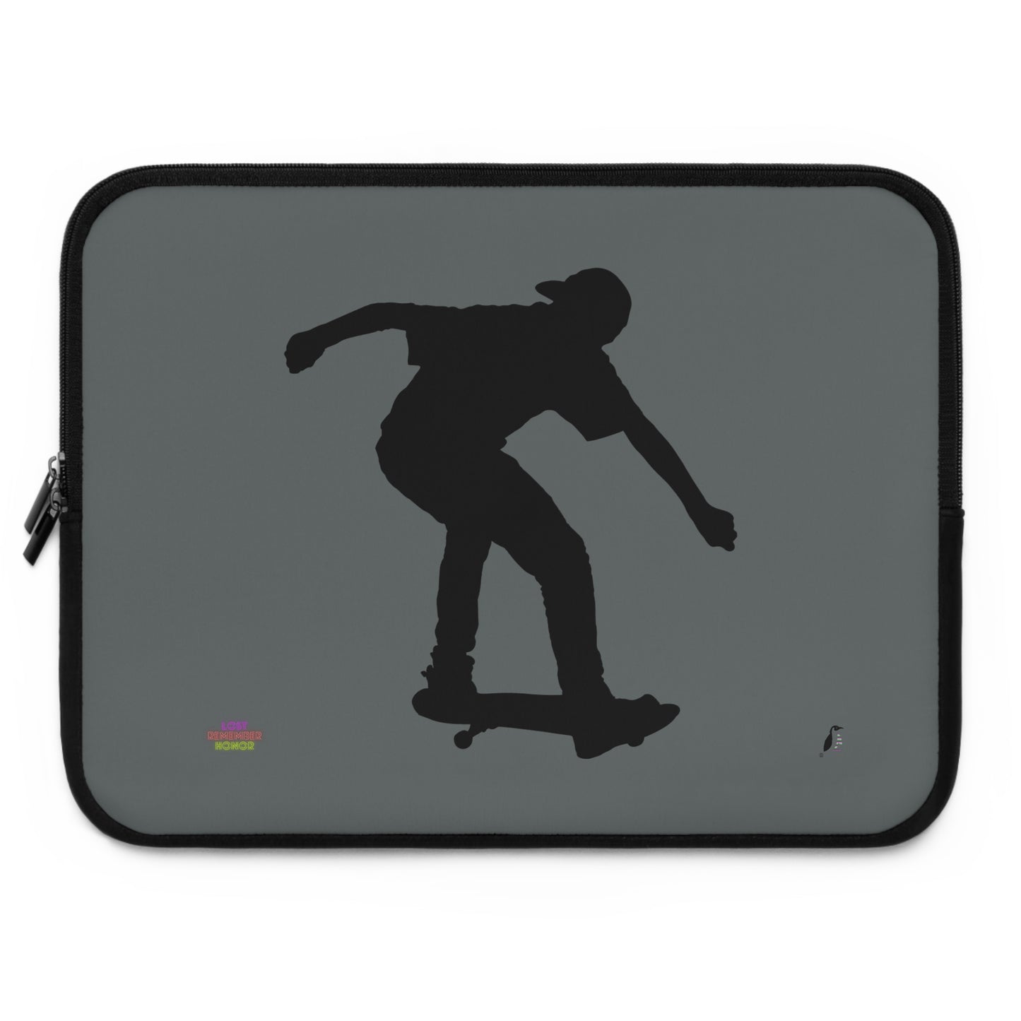 Laptop Sleeve: Skateboarding Dark Grey