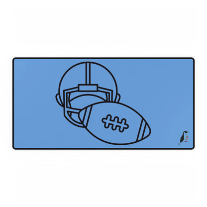 Desk Mats: Football Lite Blue