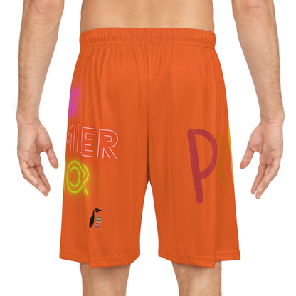 Basketball Shorts: LGBTQ Pride Orange