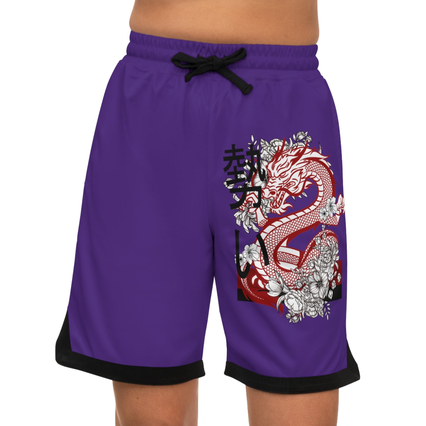 Basketball Rib Shorts: Dragons Purple