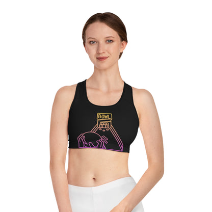 Sports Bra: Bowling Black