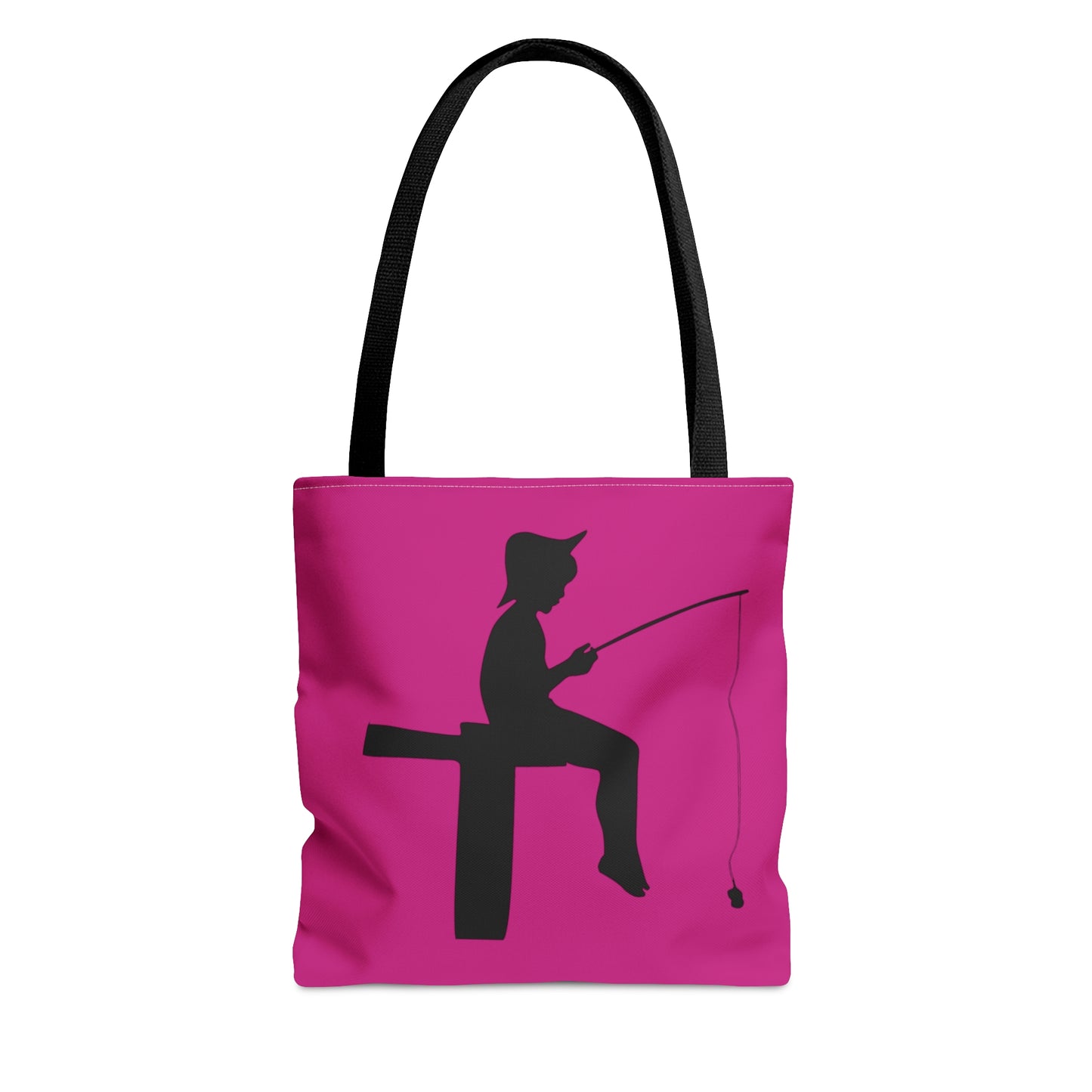 Tote Bag: Fishing Pink