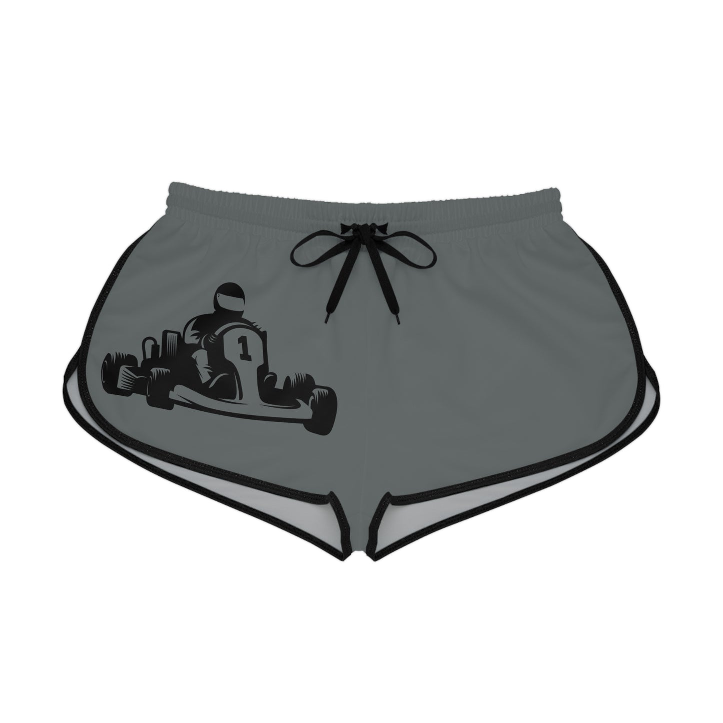 Women's Relaxed Shorts: Racing Dark Grey