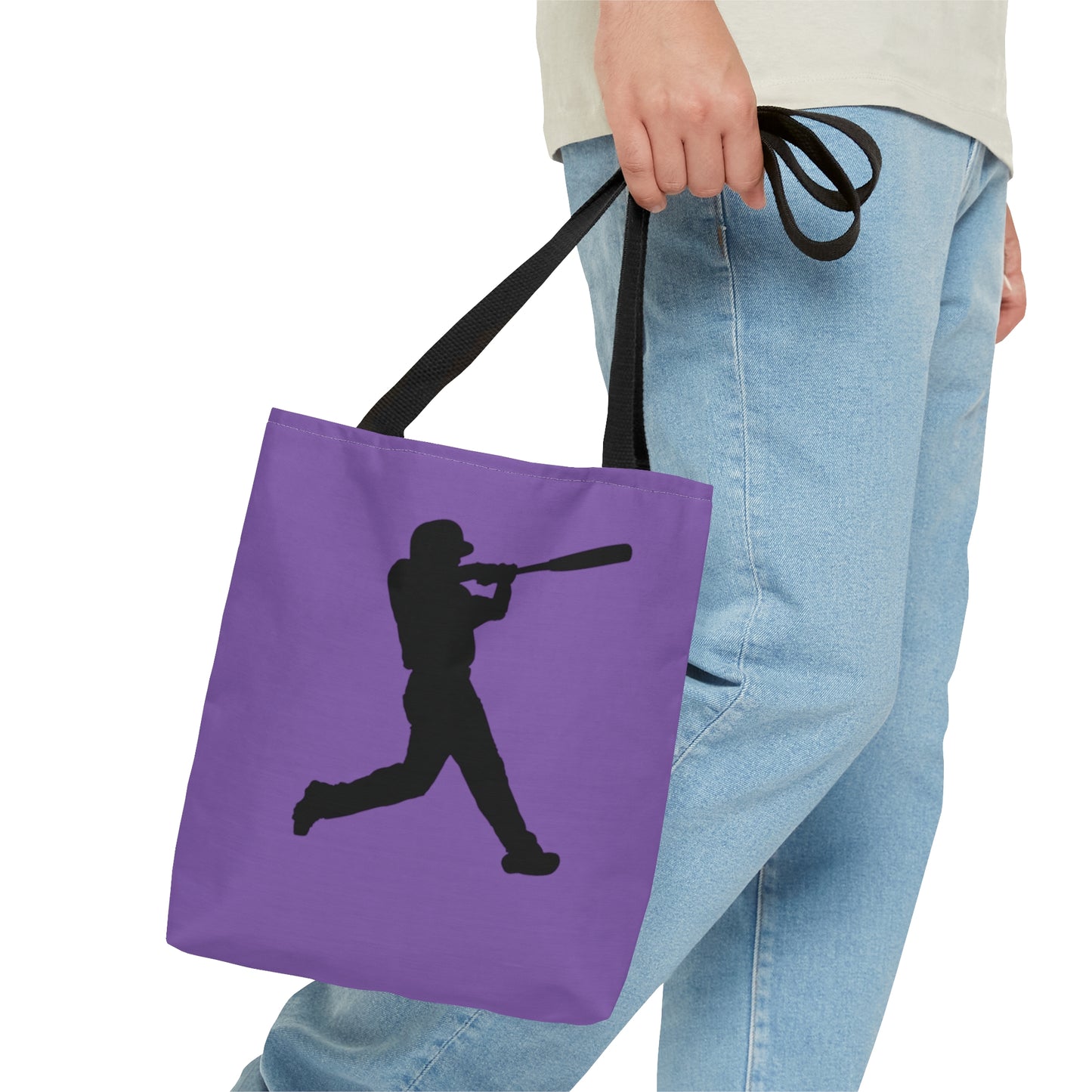 Tote Bag: Baseball Lite Purple