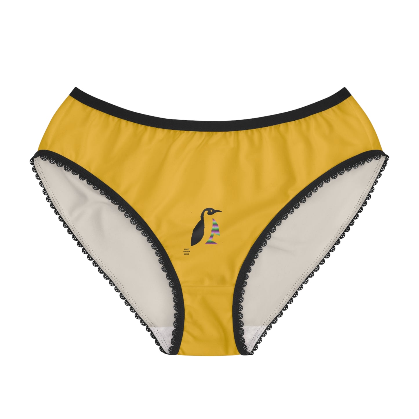 Women's Briefs: Weightlifting Yellow