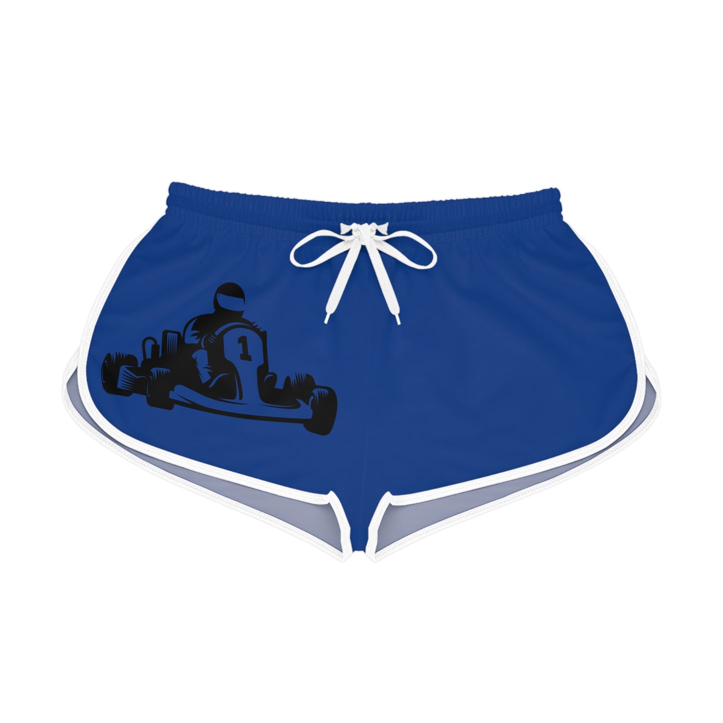 Women's Relaxed Shorts: Racing Dark Blue