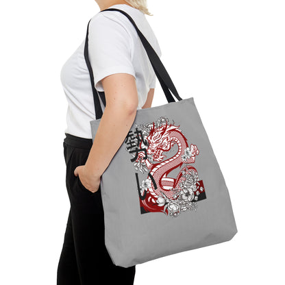 Tote Bag: Dragons Lite Grey