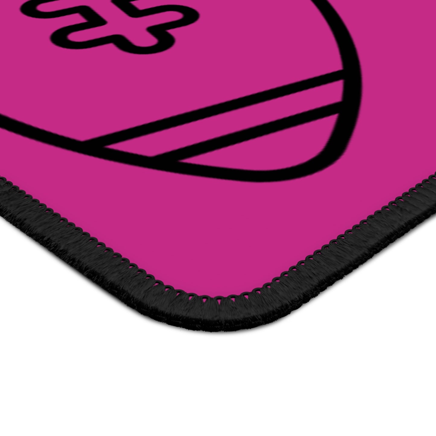 Gaming Mouse Pad: Football Pink