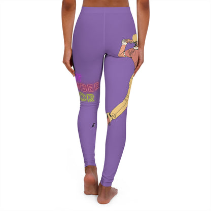 Women's Spandex Leggings: Golf Lite Purple