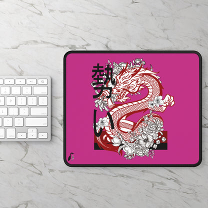 Gaming Mouse Pad: Dragons Pink