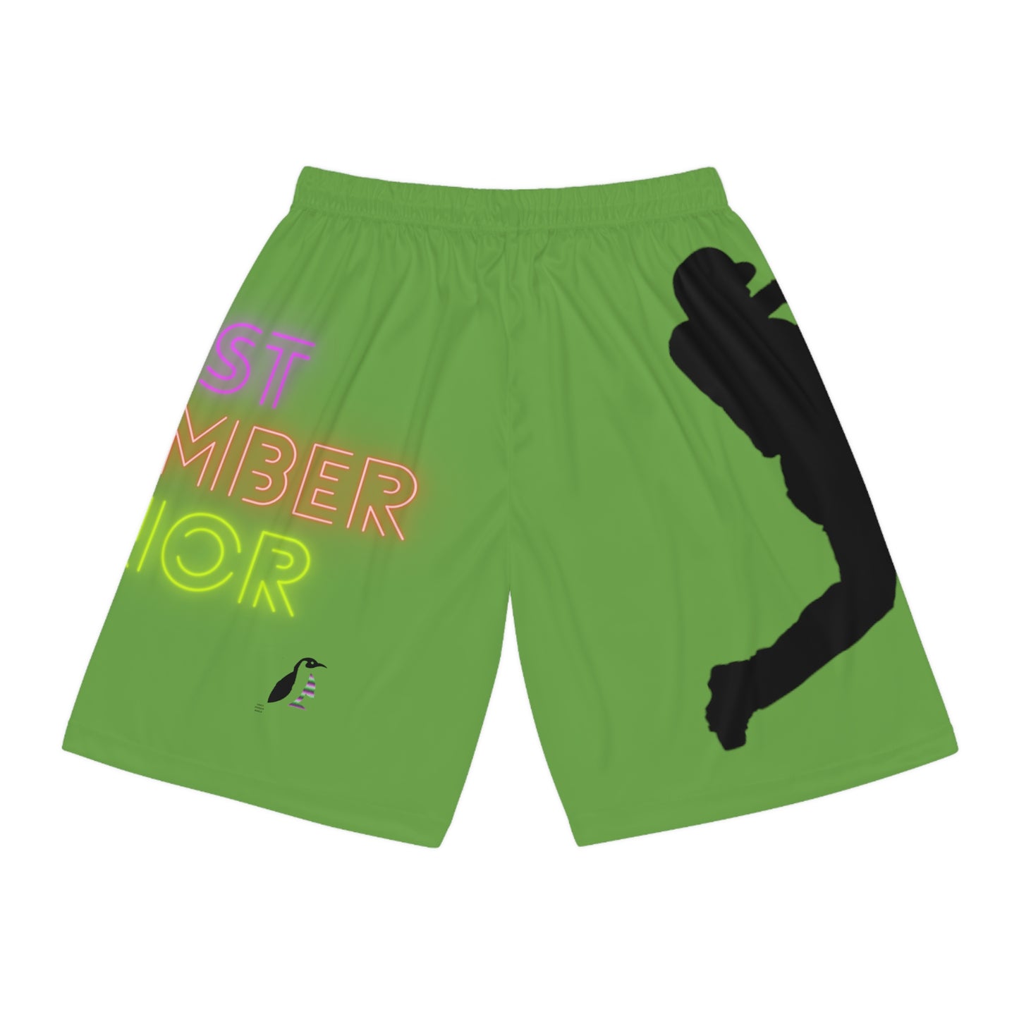 Mga Short sa Basketbol: Baseball Green 