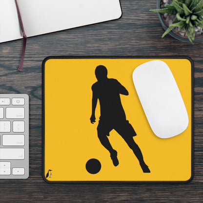 Gaming Mouse Pad: Soccer Yellow