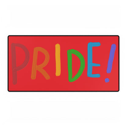 Desk Mats: LGBTQ Pride Red