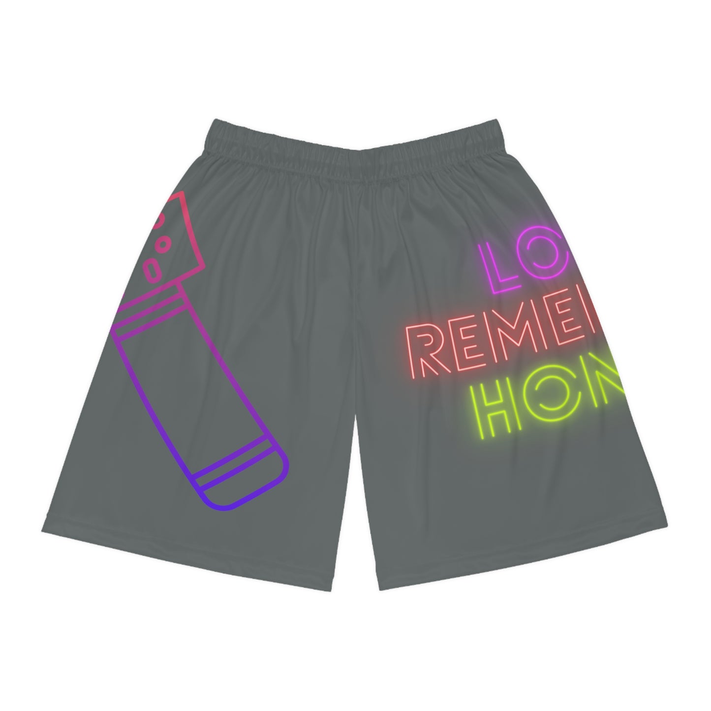 Basketball Shorts: Music Dark Grey